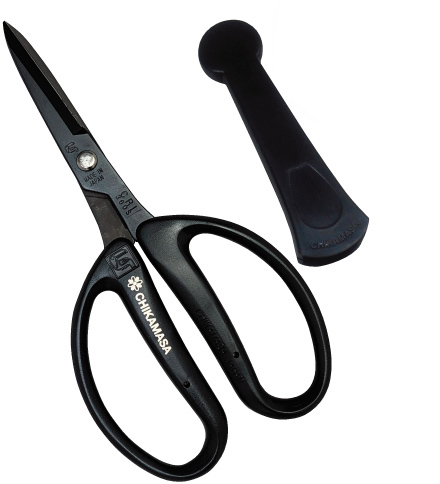 Chikamasa T-500S Spring Loaded Straight Blade Garden Scissors